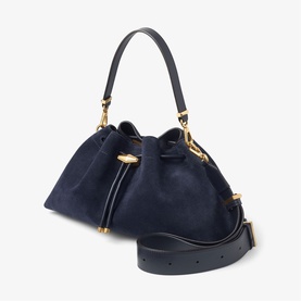 Cinch Medium Suede Shoulder Bag