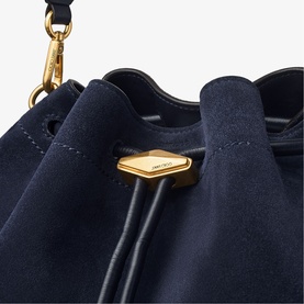 Cinch Medium Suede Shoulder Bag