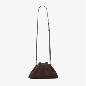 Cinch Small Suede Shoulder Bag