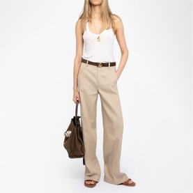 Panol Striped Straight Leg Trousers