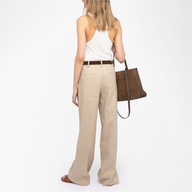Panol Striped Straight Leg Trousers