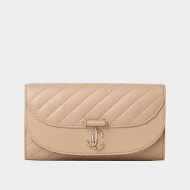 Curve Quilted Chain Wallet