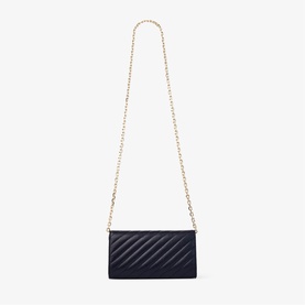 Curve Quilted Chain Wallet