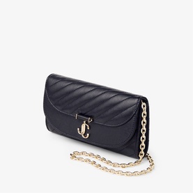 Curve Quilted Chain Wallet