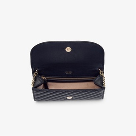 Curve Quilted Chain Wallet