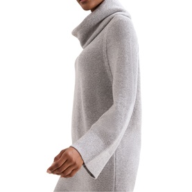 Dahlie Roll Turtleneck Knitted Dress