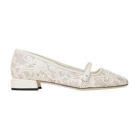 Elisa Perforated Lace Ballet Flats