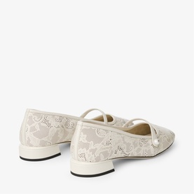 Elisa Perforated Lace Ballet Flats