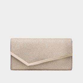 Emmie Soft Glitter Clutch