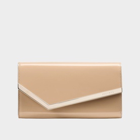 Emmie Patent Leather Clutch
