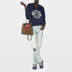 Olive Crest Logo Sweatshirt