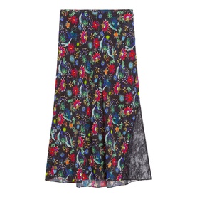 Jayla Floral Flared Skirt