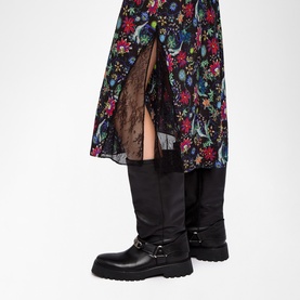 Jayla Floral Flared Skirt