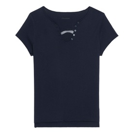 Henley Crest Logo T-shirt
