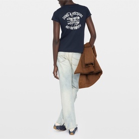 Henley Crest Logo T-shirt