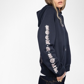 Georgy Rhinestone Embellished Sweatshirt