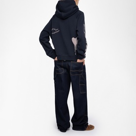 Georgy Rhinestone Embellished Sweatshirt