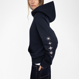 Georgy Rhinestone Embellished Sweatshirt