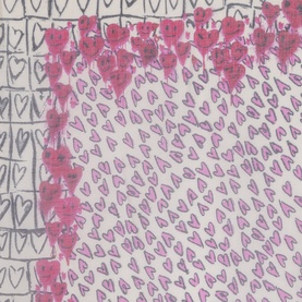 Kerry Heart Printed Scarf
