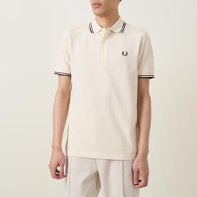 Twin Tipped Laurel Wreath Logo Polo Shirt