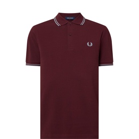 Twin Tipped Laurel Wreath Logo Polo Shirt