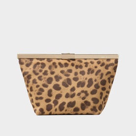 Ganache Leopard Clutch