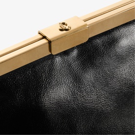 Ganache Leather Clutch