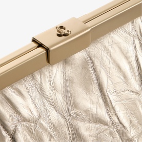 Ganache Metallic Clutch
