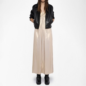 Rippie Pleated Slip Dress