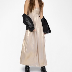 Rippie Pleated Slip Dress