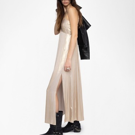 Rippie Pleated Slip Dress