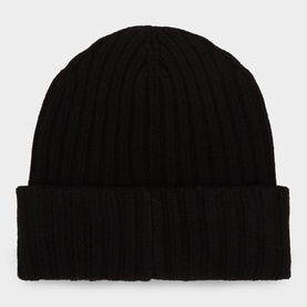 Future Logo Ribbed Knit Beanie Hat