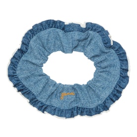 Denim Hair Scrunchie