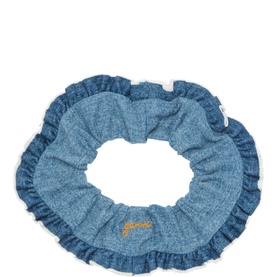 Denim Hair Scrunchie