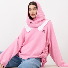 Future Logo Rib Knit Balaclava