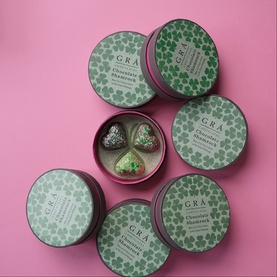 Pot of Chocolate Shamrocks 40g