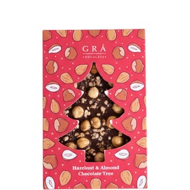 Hazelnut and Almond Chocolate Tree 100g