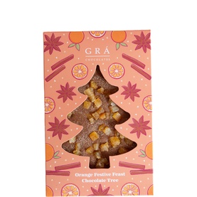 Orange Festive Feast Chocolate Tree 100g