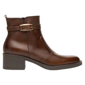 Delavato Leather Ankle Boots