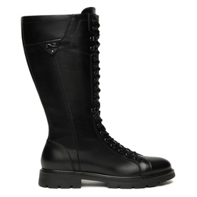 Guanto Leather Biker Boots