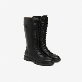 Guanto Leather Biker Boots