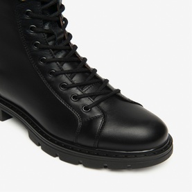 Guanto Leather Biker Boots