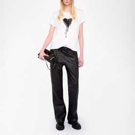 Walk Embellished Heart T-Shirt