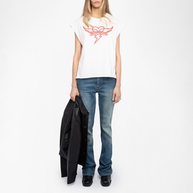 Cloe Embellished Logo Tank Top