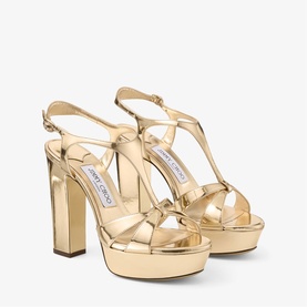 Kesia 120 Metallic Block Heeled Sandals