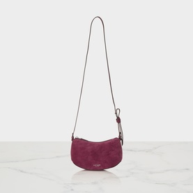 Loop Suede Crossbody Bag