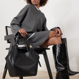 Deco Tulip Small Tote Bag