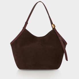 Deco Tulip Small Suede Tote Bag