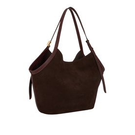 Deco Tulip Small Suede Tote Bag