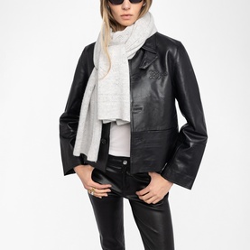 Demi Pointelle Oblong Scarf